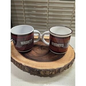 Set of 2 VTG Hershey's Galerie Coffee Cups